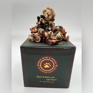 The Boyds Bear Collection Resin Kringle and Company 2283-01 Retired 1996 43/2416